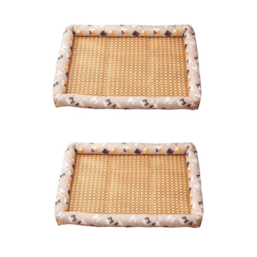 2 Stück Kühlmatte für Hunde Hundebett, Waschbare Hunde Kühlmatte Haustierkissen, Kühldecke Kühlkissen Sommer für Katzen Waschbar Haustiere, Rutschfeste Hundekühlmatte Haustierbett 50 x 40 x 6 cm -D 2 Stück Kühlmatte für Hunde Hundebett, Waschbare Hunde Kühlmatte Haustierkissen, Kühldecke Kühlkissen Sommer für Katzen Waschbar Haustiere, Rutschfeste Hundekühlmatte Haustierbett 50 x 40 x 6 cm -D von AidSci