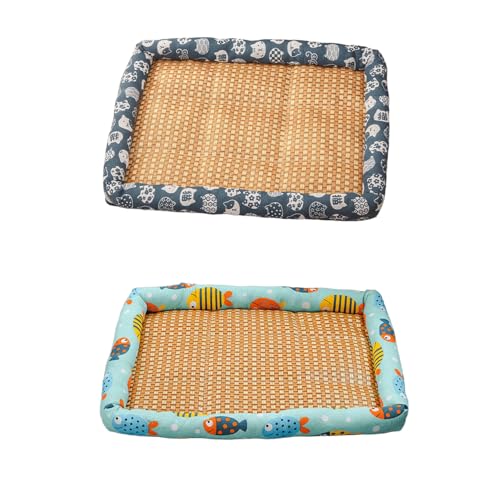 2 Stück Kühlmatte für Hunde Hundebett, Waschbare Hunde Kühlmatte Haustierkissen, Kühldecke Kühlkissen Sommer für Katzen Waschbar Haustiere, Rutschfeste Hundekühlmatte Haustierbett 50 x 40 x 6 cm (C) 2 Stück Kühlmatte für Hunde Hundebett, Waschbare Hunde Kühlmatte Haustierkissen, Kühldecke Kühlkissen Sommer für Katzen Waschbar Haustiere, Rutschfeste Hundekühlmatte Haustierbett 50 x 40 x 6 cm (C) von AidSci