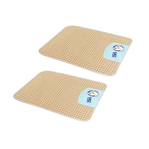 2 Stück Kühlmatte für Hunde Hundebett, Waschbare Hunde Kühlmatte Haustierkissen, Kühldecke Kühlkissen Sommer für Katzen Waschbar Haustiere, Rutschfeste Hundekühlmatte Haustierbett 70 x 60 cm (A) 2 Stück Kühlmatte für Hunde Hundebett, Waschbare Hunde Kühlmatte Haustierkissen, Kühldecke Kühlkissen Sommer für Katzen Waschbar Haustiere, Rutschfeste Hundekühlmatte Haustierbett 70 x 60 cm (A) von AidSci