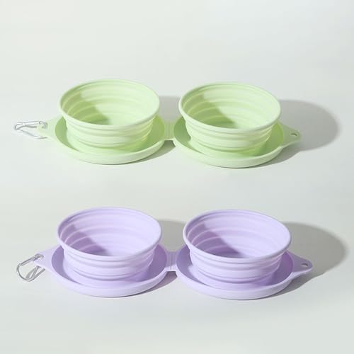 2er Set Hundenäpfe Faltbare Feuerschale für Futter und Wasser, Integrierter Doppel Reisenapf ohne Plastikrand Haustierfutter Schüssel Tragbare hundenapf für Wandern Camping (C) 2er Set Hundenäpfe Faltbare Feuerschale für Futter und Wasser, Integrierter Doppel Reisenapf ohne Plastikrand Haustierfutter Schüssel Tragbare hundenapf für Wandern Camping (C) von AidSci