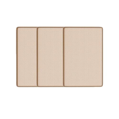3 Stück Kratzmatte Katze Set, Robust und langlebig, 20 x 40 cm Kratzbretter Katze Sisal Teppich Katzen Kratzteppich, Katzen Kratzbrett, Schützen Sie Ihr Sofa, Möbel, Teppich und Wände vor Kratzern von AidSci