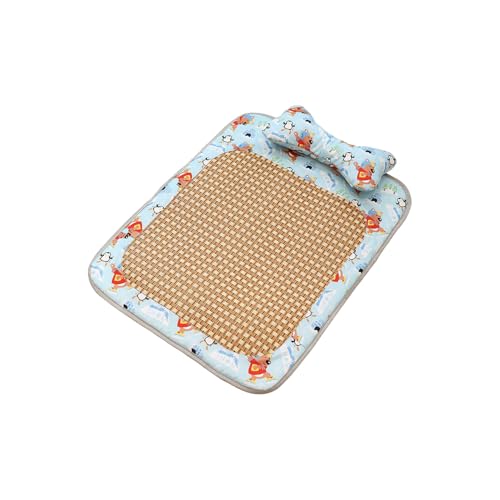 AidSci Kühlmatte für Hunde Hundebett, Waschbare Hunde Kühlmatte Haustierkissen, Kühldecke Kühlkissen Sommer für Katzen Waschbar Haustiere, rutschfeste Hundekühlmatte Haustierbett 50 x 65 cm (A) von AidSci
