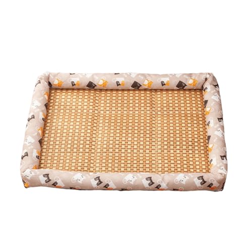 AidSci Kühlmatte für Hunde Hundebett, Waschbare Hunde Kühlmatte Haustierkissen, Kühldecke Kühlkissen Sommer für Katzen Waschbar Haustiere, rutschfeste Hundekühlmatte Haustierbett 90 x 70 x 6 cm (B) von AidSci