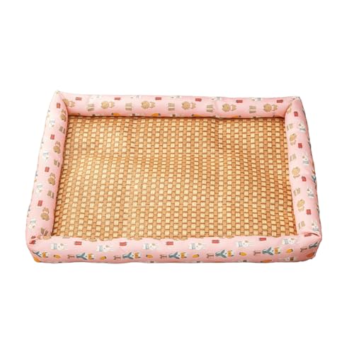 AidSci Kühlmatte für Hunde Hundebett, Waschbare Hunde Kühlmatte Haustierkissen, Kühldecke Kühlkissen Sommer für Katzen Waschbar Haustiere, rutschfeste Hundekühlmatte Haustierbett 90 x 70 x 6 cm (E) von AidSci
