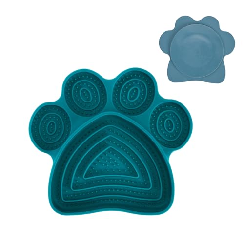 Antischlingnapf Hunde Klein, Anti Schling Napf Slow Feeder Hundenapf, Rutschfester Hund Langsamer Fressnapf, Anti-Schlucken Interaktive Hundenapf für Kleine Mittel Hunde und Katzen, 22x20x3,5cm (C) von AidSci
