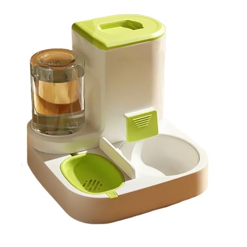 Automatischer Futterspender und Bewässerung, 2-in-1 automatischer 2,2L Futterspender, 1L Wasserspender für Hunde Katzen kleine und mittelgroße Haustiere, Schwerkraftfutterspender Reisezubehör (Grün) Automatischer Futterspender und Bewässerung, 2-in-1 automatischer 2,2L Futterspender, 1L Wasserspender für Hunde Katzen kleine und mittelgroße Haustiere, Schwerkraftfutterspender Reisezubehör (Grün) von AidSci