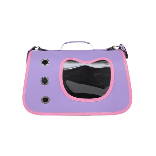 Katzenboxe Flugzeugtauglich, wasserdichte Transportbox Katze mit transparentem Fenster, Faltbare Katzentasche Transporttasche mit Einstellbar Schultergurt katzenbox für Katzen Kleiner Hund Welpe (B) von AidSci