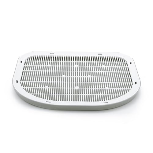 Katzenklo Matte 49,5x38,9x3,2 cm - Kunststoff Katzenstreu Matte Katzenmatte Katzenklo Unterleger, Matte Katzentoilette Vorleger wasserdichte Doppelte Schichte Entwurf Katzenmatte für Litter (A) von AidSci