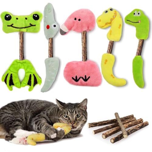 Generisch Katzenspielzeug, Katzenminze Kissen, Katzenminze Sticks, Matatabi Katzen Kauhölzer, Katzenminze Sticks zum Schleifen von Zähnen, Matatabi Zahnpflege (10 Stück) Generisch Katzenspielzeug, Katzenminze Kissen, Katzenminze Sticks, Matatabi Katzen Kauhölzer, Katzenminze Sticks zum Schleifen von Zähnen, Matatabi Zahnpflege (10 Stück) von Aidiyapet