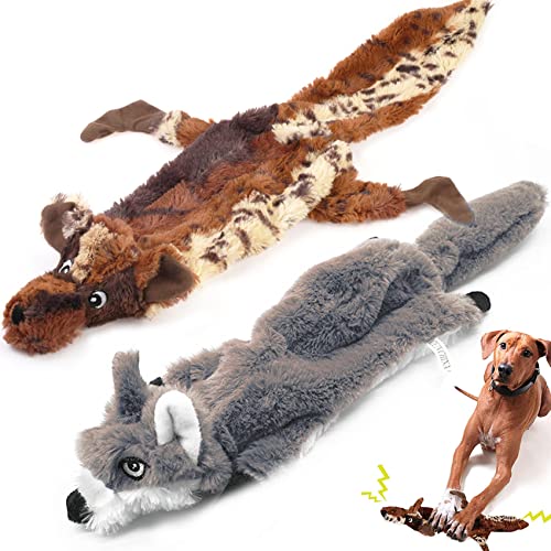 Hundespielzeug Quietschend, Welpenspielzeug,Hundespielzeu Unzerstörbar, Interaktives Hundespielzeug Kleine Hunde(2 Pack) von Aidiyapet