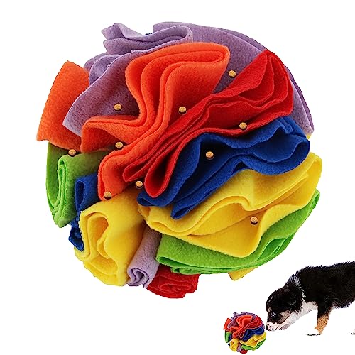 AiduduPet Schnüffelball-Spielzeug für Hunde fördert die Futtersuche, interaktives Welpenspielzeug gegen Langeweile, waschbares Schnüffelball-Spielzeug, Hunde-Puzzle-Ball, Stimulationsspielzeug von AiduduPet