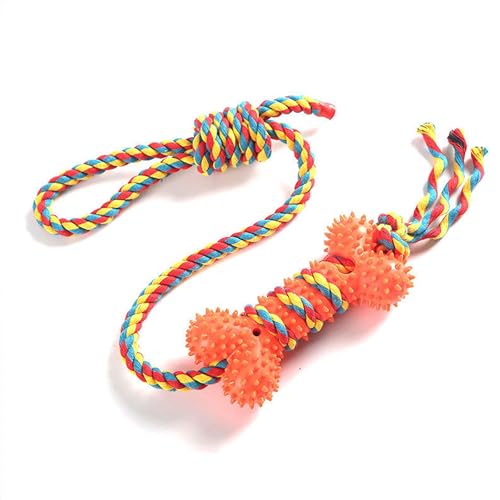 AiduduPet Seilspielzeug für aggressive Kauer, Hundespielzeug, Langeweile und stimulierend, Hundespielzeug aus Seil, interaktives Gummi-Hundespielzeug für Hunde, Kauspielzeug für Welpen, Kauspielzeug von AiduduPet