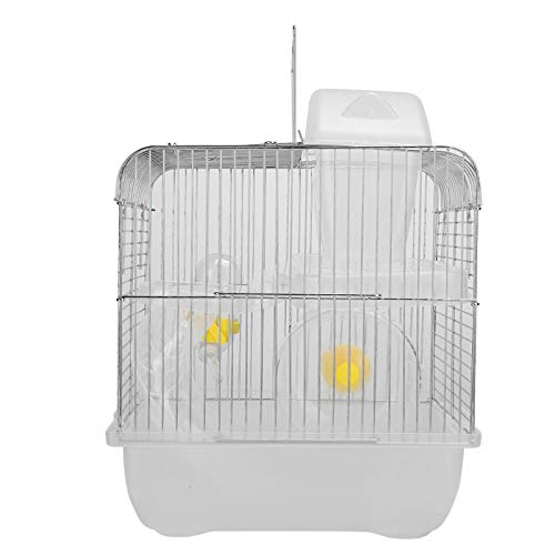 Aigid Edelstahl Pet Cage Transparenter Hamster Double Layer House Pet Supplies von Aigid