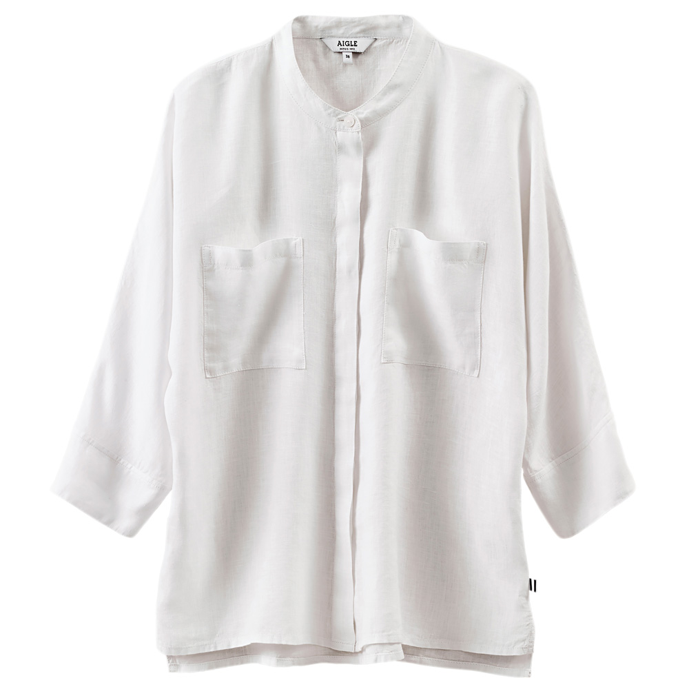 Aigle Damen Bluse Bukuwom blanc aigle, Gr. 40 Aigle Damen Bluse Bukuwom blanc aigle, Gr. 40 von Aigle