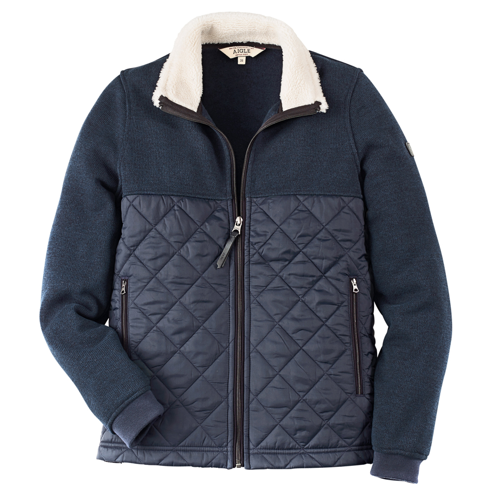 Aigle Damen Fleecejacke Fostie dark navy, Gr. 36 von Aigle