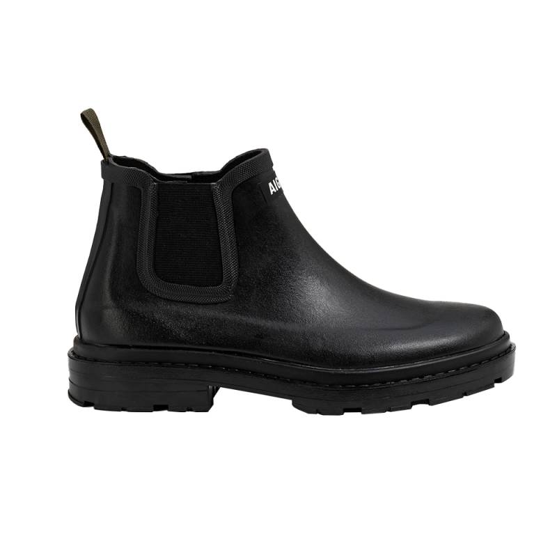 Aigle Damen Stiefeletten Chelsea Rain noir, Gr. 41 von Aigle