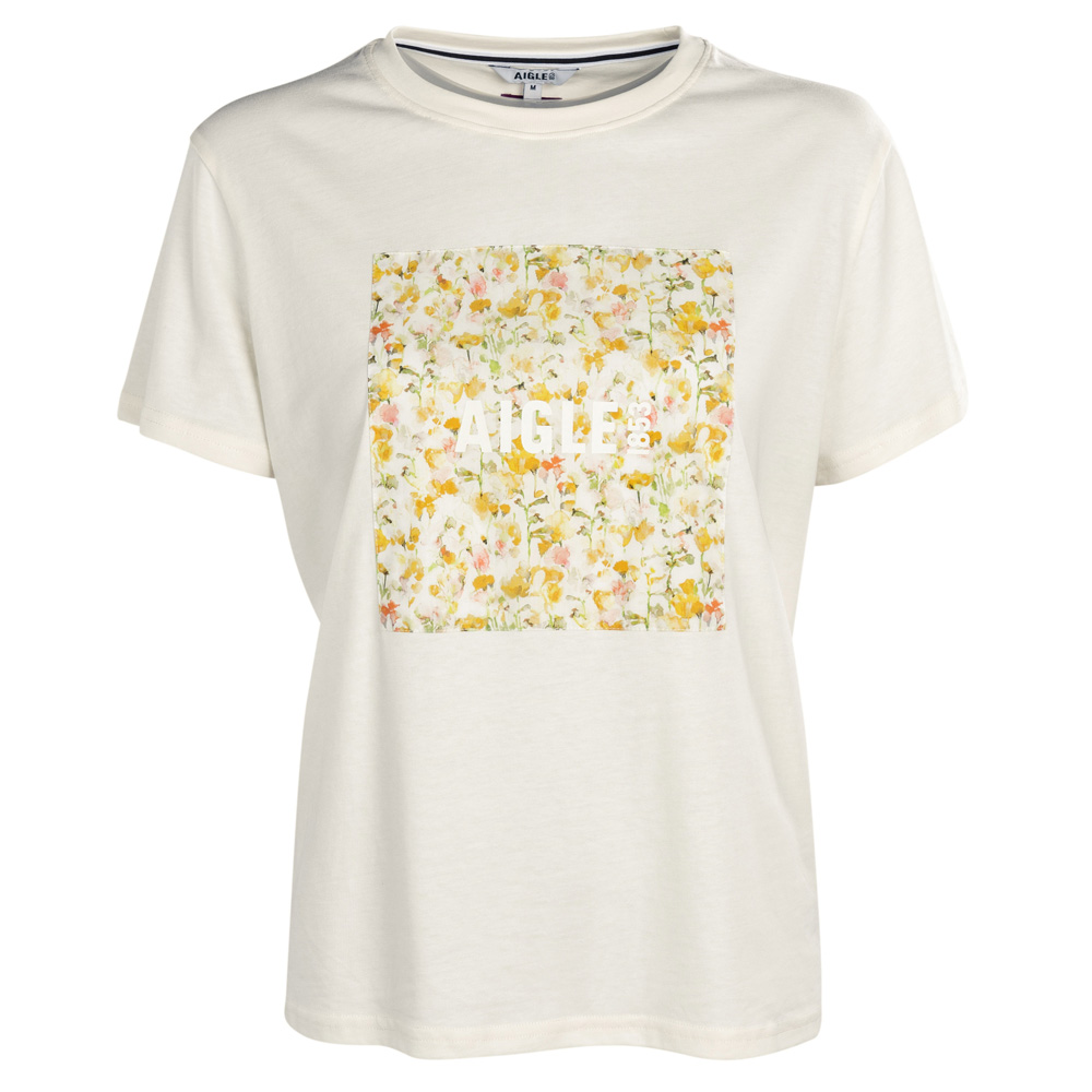 Aigle Damen T-Shirt AIS24WTSH001 lait, Gr. L Aigle Damen T-Shirt AIS24WTSH001 lait, Gr. L von Aigle