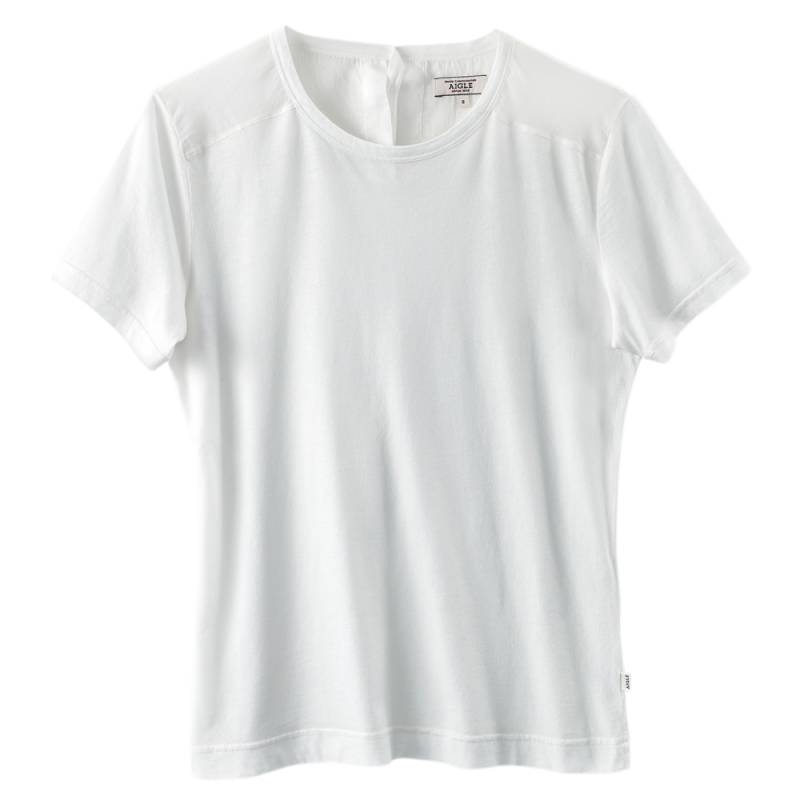 Aigle Damen T-Shirt Mixtee weiß, Gr. XS von Aigle