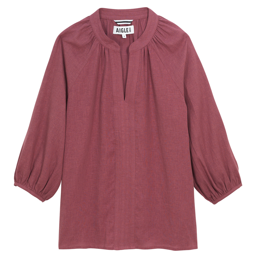 Aigle Damenbluse AIS24WSHI006 berry, Gr. L Aigle Damenbluse AIS24WSHI006 berry, Gr. L von Aigle