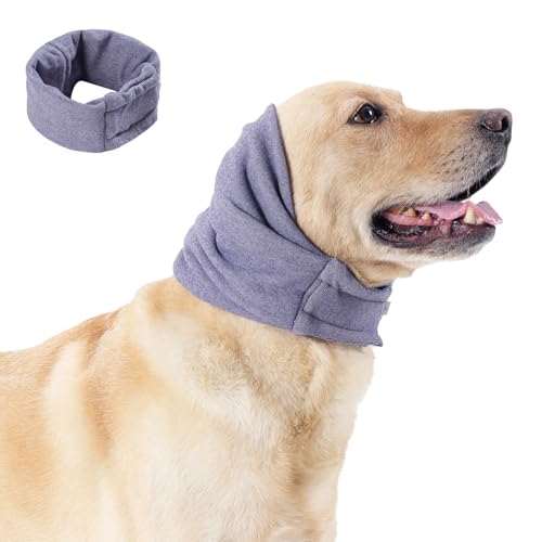 Hundeohrschutz, bequemer Hunde-Kapuzenpullover gegen Angst, verstellbare Ohrwickel, Muffs für Lärmschutz, Violett, Größe M Hundeohrschutz, bequemer Hunde-Kapuzenpullover gegen Angst, verstellbare Ohrwickel, Muffs für Lärmschutz, Violett, Größe M von Aiieim
