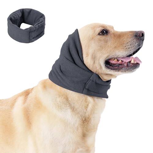 Ohrenschützer ohne Klappen, Ohrenschützer für Hunde, Ohrenwärmer, Hunde-Ohrenschützer für die Badewanne, Fellpflege, Krafttrocknung, Angstlinderung, Hundekopfwickel, beruhigender Kapuzenpullover, Grau Ohrenschützer ohne Klappen, Ohrenschützer für Hunde, Ohrenwärmer, Hunde-Ohrenschützer für die Badewanne, Fellpflege, Krafttrocknung, Angstlinderung, Hundekopfwickel, beruhigender Kapuzenpullover, Grau von Aiieim