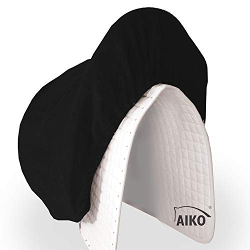 Aiko Sattelschoner atmungsaktiv und waschbar, Gute Passform, schwarz von Aiko