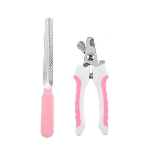 Ailan 2er Pack Haustierscheren Set für müheloses Nagelschneiden – geeignet für Anfänger. Haustier Nagelschere aus Edelstahl, Rosa, kleine Größe Ailan 2er Pack Haustierscheren Set für müheloses Nagelschneiden – geeignet für Anfänger. Haustier Nagelschere aus Edelstahl, Rosa, kleine Größe von Ailan