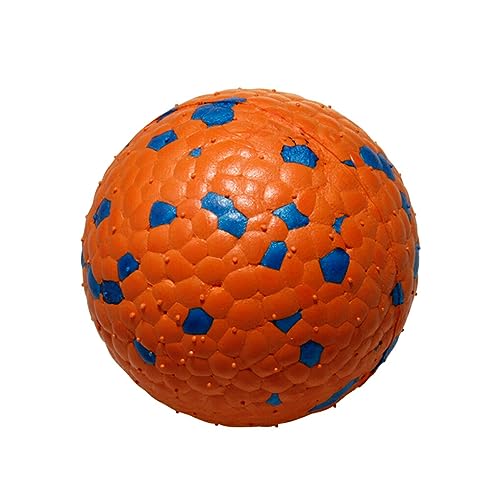 Ailan Bissfestes Zahnknirschspielzeug für Hunde – Hohlraumsauberes, bissfestes PC Spielzeug, Bälle, interaktive Produkte für Haustiere, Orangeblau, 7cm von Ailan