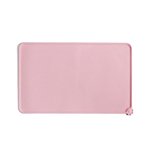 Ailan Futternapfmatte für Hunde und Katzen, antihaftbeschichtet, Futterunterlage, wasserdicht, Tischset zum Trinken, Kissen, mehrere Farben, rutschfest, für Haustierbedarf, Küche und Zuhause, Rosa Ailan Futternapfmatte für Hunde und Katzen, antihaftbeschichtet, Futterunterlage, wasserdicht, Tischset zum Trinken, Kissen, mehrere Farben, rutschfest, für Haustierbedarf, Küche und Zuhause, Rosa von Ailan