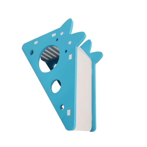 Ailan Käfigzubehör für Hamster – für kleine Räume, bezaubernd und freundlich. Auf das Zubehör für kleine Haustierhamster aus PVC auftragen, B blau von Ailan