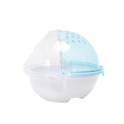 Ailan Pflegeleichte Hamster Badewanne, langlebig und kompakt, Robustes und langlebiges ABS, atmungsaktives für Hamster und Ratten aus ABS, Blau von Ailan