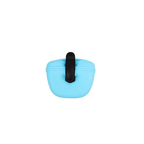 Ailan Silikon Haustier Snackbeutel, tragbar, waschbar, Flexibler Ersatz, nachfüllbar, Outdoor Training, Fütterungsbeutel mit Rückenclip, Blau Ailan Silikon Haustier Snackbeutel, tragbar, waschbar, Flexibler Ersatz, nachfüllbar, Outdoor Training, Fütterungsbeutel mit Rückenclip, Blau von Ailan