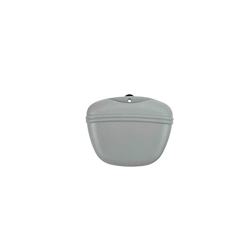 Ailan Silikon Haustier Snackbeutel, tragbar, waschbar, Flexibler Ersatz, nachfüllbar, Outdoor Training, Fütterungsbeutel mit Rückenclip, Grau Ailan Silikon Haustier Snackbeutel, tragbar, waschbar, Flexibler Ersatz, nachfüllbar, Outdoor Training, Fütterungsbeutel mit Rückenclip, Grau von Ailan
