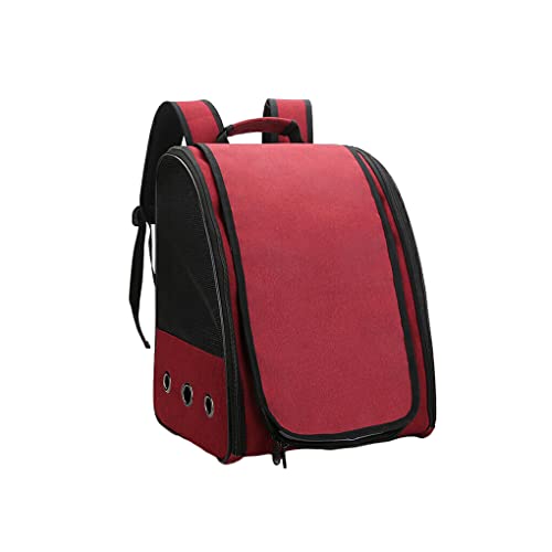 Ailan Vogel Transporttasche – Mehrzweck Umhängetasche für gefiederte Freunde, verstellbare Schultergurte, tragbare Umhängetasche, Rot von Ailan