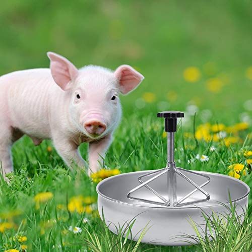 Ailgely Ferkeleinspannungsschale Glatte Oberfläche Easy Schwein Fütterungsnahrungsbehälter Plastikrille Ailgely Ferkeleinspannungsschale Glatte Oberfläche Easy Schwein Fütterungsnahrungsbehälter Plastikrille von Ailgely