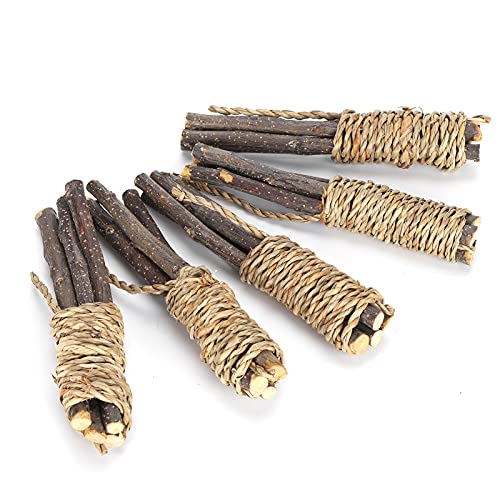 Ailgely HOLZSTÄCKE Haustier ZÄHNE Reiniger FÜR KLEINE Tiere Kaninchen Hamster PAPAGEI, 5 STÜCK NATÜRLICHE Bio-KAUSPIELZEUG Ailgely HOLZSTÄCKE Haustier ZÄHNE Reiniger FÜR KLEINE Tiere Kaninchen Hamster PAPAGEI, 5 STÜCK NATÜRLICHE Bio-KAUSPIELZEUG von Ailgely