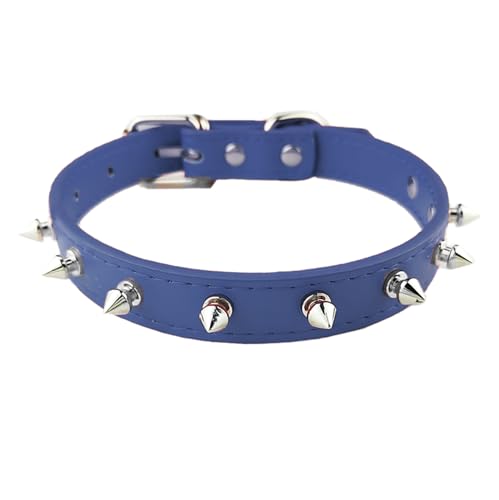 AiliStar Hundehalsband mit Spikes, schützt den Hals des Hundes vor Bissen, Nietenhalsband für Hunde, Dunkelblau, Größe XL, passend für einen Halsumfang von 36,8 cm bis 47 cm AiliStar Hundehalsband mit Spikes, schützt den Hals des Hundes vor Bissen, Nietenhalsband für Hunde, Dunkelblau, Größe XL, passend für einen Halsumfang von 36,8 cm bis 47 cm von AiliStar
