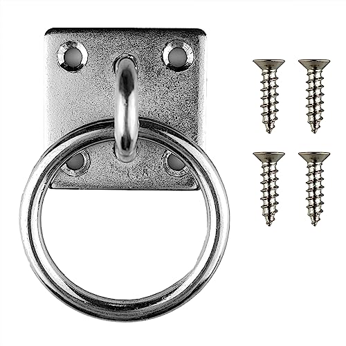 AiliStar Neu Kreuz Krawattenringe für Pferd Wandhalterung Pferd Pferd Binderinge 5.1 cm Breite aus Metall von AiliStar