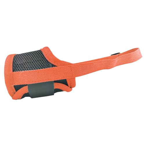 AiliStar Weicher Maulkorb für Hunde, Netzstoff, Maulkorb für Hunde, Maulkörbe mit Klettverschluss, verhindert Beißen, Bellen, Kauen, Schwarz / Orange, Größe S AiliStar Weicher Maulkorb für Hunde, Netzstoff, Maulkorb für Hunde, Maulkörbe mit Klettverschluss, verhindert Beißen, Bellen, Kauen, Schwarz / Orange, Größe S von AiliStar