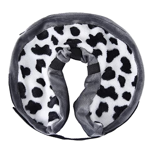 Ailopta Donut-Halsband für Hunde,Schutzkragen mit gesprenkeltem Muster - Hundekegel nach Operationen, weiches schützendes Erholungshalsband, Erholungshalsband, verstellbares E-Halsband von Ailopta