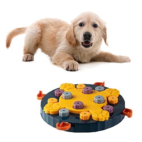 Ailopta Hundefutter-Puzzle, Hunde-Puzzle-Spielzeug für kreative Hunde und Katzen, intelligente Anfänger, IQ-Stimulations- und Leckerli-Trainingsspiele für Hunde und Katzen für intelligentes Füttern von Ailopta