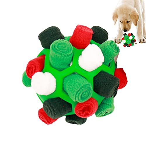 Ailopta Schnüffelball Für Hunde, Schnüffelteppich Schnüffelspielzeug, Interaktive Hundespielzeug Tragbarer Haustier Schnüffelball-Spielzeug Für Kleine Mittelgroße Hunde Haustier von Ailopta