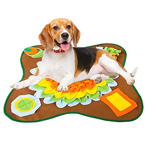 Ailopta Schnüffelpad für Hunde - Rutschfestes und tragbares Slow Food Pad Hundespielzeug,Interaktives Puzzle-Enrichment-Spielzeug für große, kleine und mittelgroße Haustiere, fördert die natürliche von Ailopta