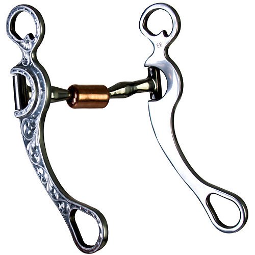 Aime Imports Western AL Gravierte Mullen Roller Langschaft Bit Aime Imports Western AL Gravierte Mullen Roller Langschaft Bit von Aime Imports