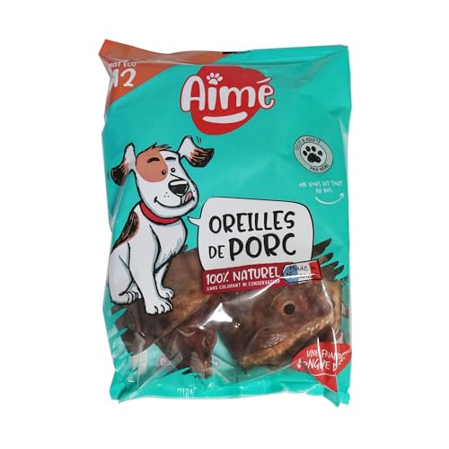AIME 12 Schweineohren – für erwachsene Hunde – 495 g AIME 12 Schweineohren – für erwachsene Hunde – 495 g von Aime