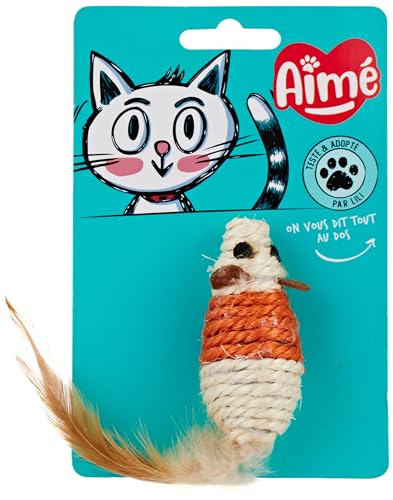 Aimé Aime Katzenspielzeug Maus aus Sisal von Aime