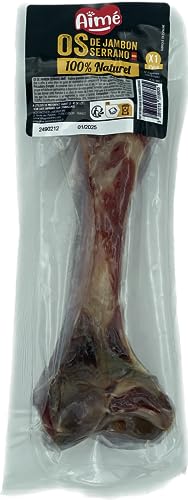 Aimé - Hundeknochen mit Serrano-Schinken – Kauknochen für Hunde, 100% natürlich – Leckerli für Hunde Aller Rassen und Altersgruppen – Belohnung für Hunde von Aimé
