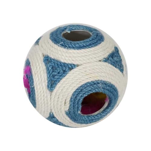 Aime Kratzbaum XXL Kugel blau + 1 Ball 11,5 cm, 1 Stück von Aime