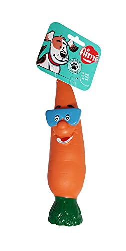 Aime Vinyl-Karottenspielzeug für Hunde, 24 cm von Aime
