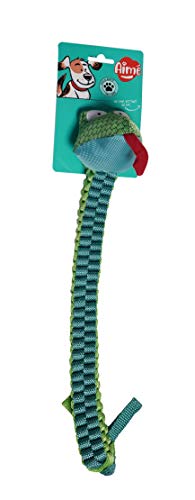 Aime Spielzeug in Form eines Squeakers mit integriertem Ton, Spielzeug für Hunde, Schlangenform, Durchmesser 50 cm von Aimé